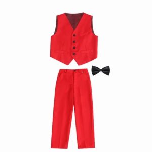 Jazz Red Vest Pants