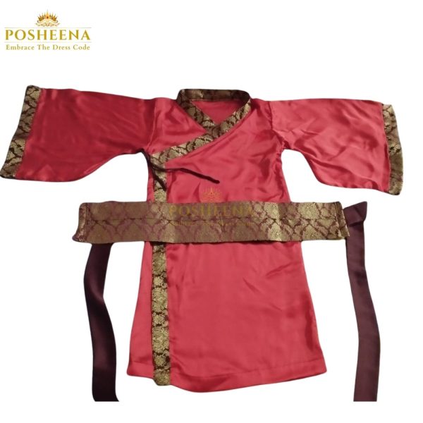 Shop Chinese Costume with Belt for kids. Perfect for events and performances. Custom stitching available. Contact Posheena: 0311-9131762 Kids Costume in Pakistan