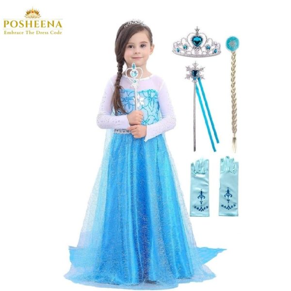 Elsa costume girls Kids Costume in Pakistan