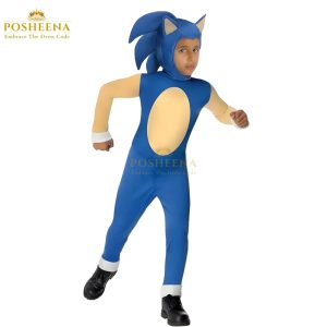Sonic Kids Costume-perfect outfit for movie characters. China made costume Available at Posheena. Whatapp Now for Inquiries 0311-9131762