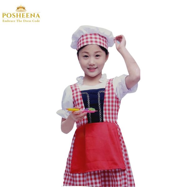 Chef Costume for Girls! Perfect for dress-up and parties. Quality design ensures comfort and fun