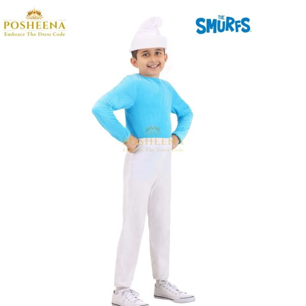 Smurf Costume for Kids in Pakistan! Perfect for plays at bst price. High-quality, comfortable, and available in multiple sizes. WhatsApp: 0311-9131762.