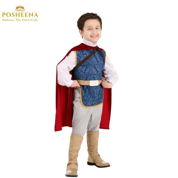 Snow White Prince Florian costume for kids in Pakistan – Snow White-inspired boys’ royal outfit.