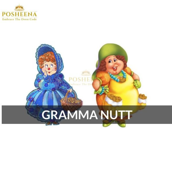 Gramma Nut Kids Costume from Candyland Family! Custom-fit options & worldwide delivery. Visit Posheena today for premium costumes!