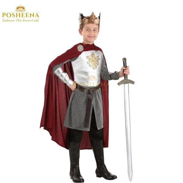 Lionheart Knight Kids Costume for your young adventurer. Available for delivery in Pakistan and worldwide. Order now from Posheena!