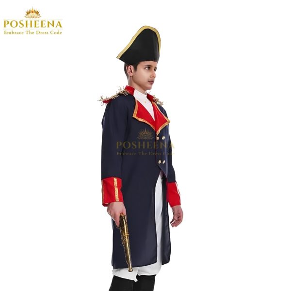 Napoleon Costume for Kids- Quality Material and Comfortable Fit-Ideal for Events in Pakistan. Custom Sizes available.