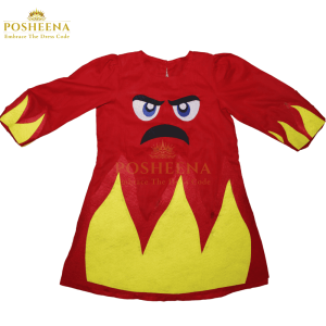Angry Emotion Kids Costume with Flame Design – Best Customized Character Outfit for Kids in Pakistan