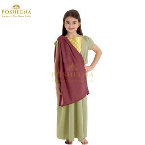 Alysa Vikings Saxon costume for girls – historical kids fancy dress, Viking and Saxon style costume for school events and parties by Posheena