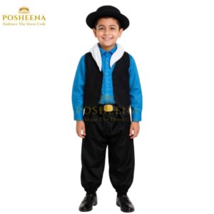 Argentina costume for boys – traditional kids fancy dress, cultural outfit for boys by Posheena, perfect for school events and parties