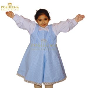 Dorothy Costume for Girls – Blue Gingham Dress with White Blouse from Posheena Online Costume Shop Pakistan