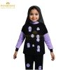 Ghost costume for girls – spooky cute fancy dress, Halloween kids outfit with purple and black design by Posheena Fear Emotions
