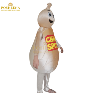 Custom Momo Mascot costume for brand promotions – adult costume in Pakistan made by Posheena