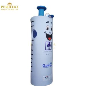 Custom Teeku Mascot adult costume for NGO campaign in Pakistan by Posheena