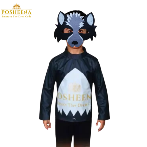 Customized wolf kids costume for parties, school events, and Halloween – high-quality kids fancy dress by Posheena