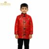 Chinese Tang Jacket for Kids – traditional red and gold cultural jacket with knot buttons for festivals, school events, and cultural celebrations available online at Posheena Pakistan