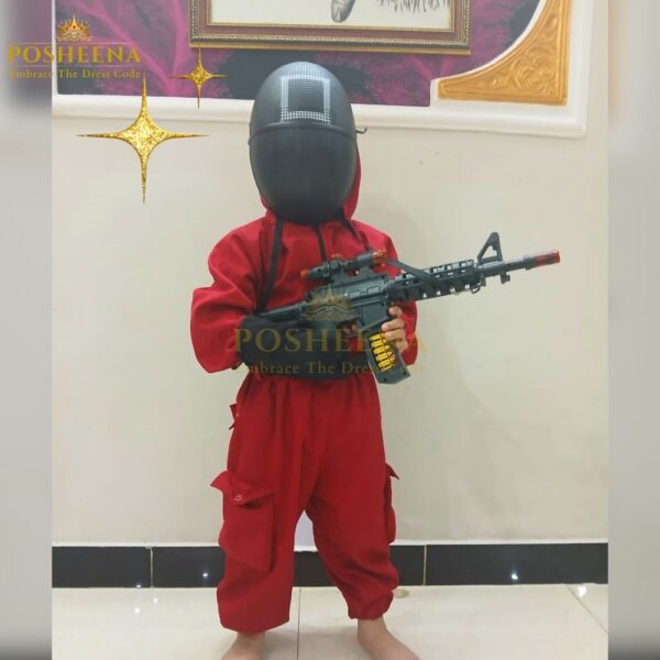 Squid game costume Kid wearing costume by client
