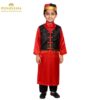 Chinese costume for boy – traditional cultural outfit with robe, vest, and hat for school plays, cultural events, and theme parties in Pakistan