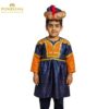 Mughal emperor costume for kids – royal historical outfit with traditional robe and accessories for school plays, cultural events, and theme parties