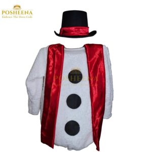 Olaf Costume For Kids snowman outfit with red scarf and hat – kids character costume from Posheena Pakistan