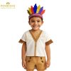 Tribal costume for kids with colorful headband and fringe outfit – available at online costume store Pakistan