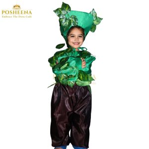 Green Tree Costume for Kids - Eco Friendly Nature Fancy Dress from Posheena