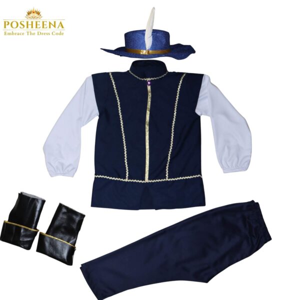 Prince Tudor costume for kids – royal historical outfit with authentic Tudor style for school plays, theme parties, and cultural events
