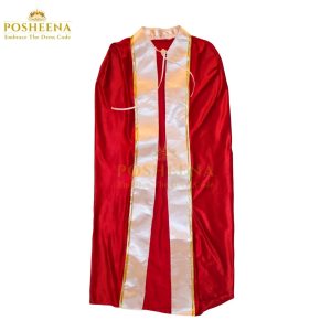 Customized red and white king cape costume for kids from Posheena online costume store Pakistan