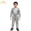 Silver Costume For Kids with shiny metallic fabric – kids stage performance and theme party outfit from Posheena Ask ChatGPT