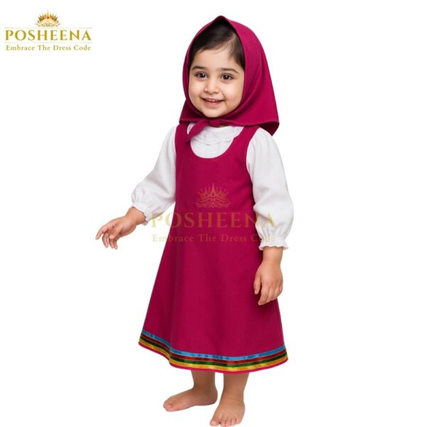Masha costume for kids online in Pakistan – Cartoon dress for girls by Posheena