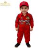 Race Car Costume For Kids – Red Racing Birthday Dress with Cap | Posheena Kids Costumes Pakistan