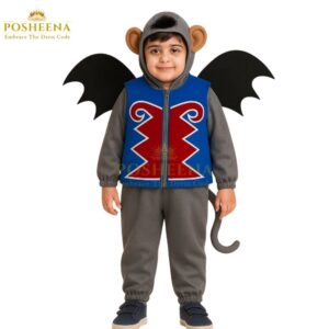 Flying Monkey Costume For Kids – Customized boys and girls outfit with wings, ears, and tail for parties, birthdays, and school plays from Posheena Pakistan