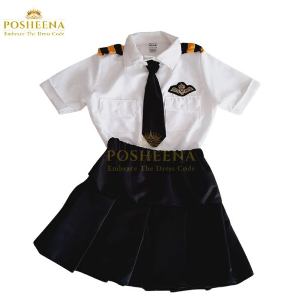 Airline Costume for Kids in Pakistan – girl airline pilot uniform outfit by Posheena