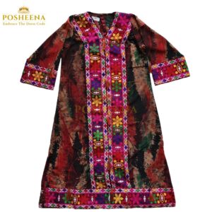 SAUDI CULTURAL DRESS FOR GIRLS traditional Arabic embroidered outfit by Posheena – kids cultural costume Pakistan