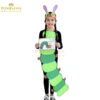 Caterpillar Costume for Kids – Green animal costume for school play and fancy dress competition from Posheena online costume store Pakistan