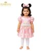 Make your little girl’s day magical with this adorable Pink Minnie Mouse Costume! Crafted with soft fabric, a charming pink polka-dot dress, and a matching headband, it’s perfect for school events, birthday parties, and themed celebrations.