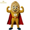 Bread Costume Mascot in Pakistan – custom-made NGO project by Posheena, AI image-based bread character costume with cape